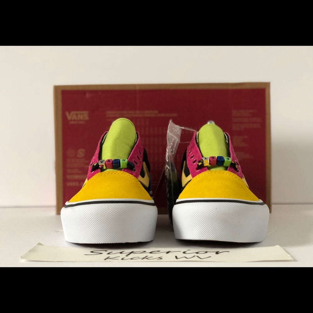Vans Old Skool Platform (Vans Beads) “Multi/True White” - Picture 3 of 8